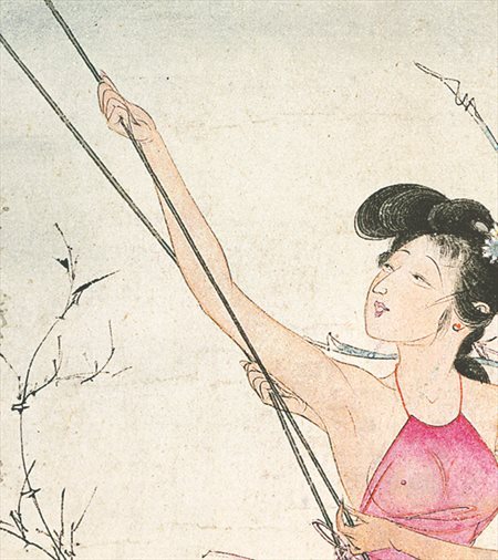 泗县-胡也佛的仕女画和最知名的金瓶梅秘戏图